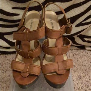 Nude/ brown wedges from Call It Spring size 8.5